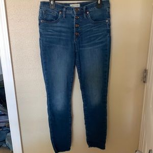 Madewell 9” Mid Rise skinny